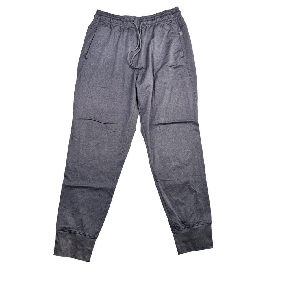 Gaiam Mens Joggers Gray Heathered Athletic Sweatpants Size L 0953
